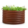 Blumfeldt Rust Grow, visoka greda, vrtna greda, pocinkana jeklena pločevina, rjavkasta obdelava (GDMB4-RustGr100*60)
