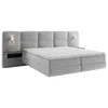 Esposa BOXSPRING POSTELJA 180 cm x 200 cm , tekstil siva
