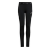 Otroške pajkice adidas J TF TIGHTS črna barva, JF3756