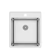 Metalac inox usadna sudopera Ideal 400 B sifon o90
