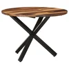 Blagovaonski stol 100 x 100 x 75 cm od drva bagrema s premazom