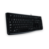 Logitech K120 USB QWERTZ German Black keyboard