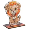 CRYSTAL ART Slikanje z diamanti Safari: lev