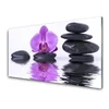 tulup.si Slika na akrilnem steklu Flower water mirror razmislek 100x50 cm 4 obešalnika
