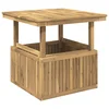 vidaXL Bela 80,5 x 80 x 75/44,5 cm
