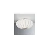 SIRU - Stropno svetlo GIOVE 2xE14/40W/230V, prečnik 29 cm, hrom/belo venecijansko staklo