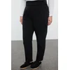 Trendyol Curve Black High Waist Straigt Fit Plus Size Jeans