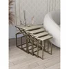 Hanah Home Uygar set stolića (umetnuti), antik (4 kom)