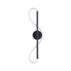 LED zidna lampa EMMA LED/19W/230V crna