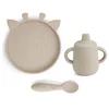 Nuuroo Silikonski set za jelo Elke Cobblestone