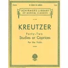 KREUTZER:42 STUDIES OR CAPRICES FOR VIOLIN