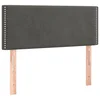LED uzglavlje tamnosivo 100x5x78/88 cm baršunasto