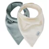 Jollein slinček/rutica 2/1 Velvet Rib sea green/ivory