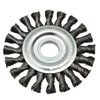 Okrogla krtača iz jeklene žice 0.5mm. o 115mm 340.0042 ks tools