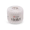 Bombažna kvačkana preja Violet 50 g - (1000) Off White