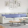 Jastučići za sofu 2 pcs Traper plava 200 x 40 cm tkanina