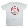 The Beatles Vintage I Love The Beatles (Back Print) White L Majica