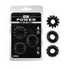 Prsten za penis Gear Up Rings, Crni