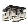 Opviq Luster Kristal 301AUR1204, 40x40x22cm, Crni