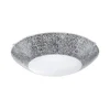 Eglo 95289 - LED stropna svetiljka MAGITTA LED/16W/230V prečnik 31,5 cm crna/bela
