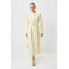Trendyol Modest Ženska haljina Tctss26Eb00005, Krem