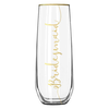 Bridesmaid champagne glass, 300 ml, made from glass - Kitchen Craft