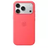 iPhone 17 Pro Silicone Case with MagSafe – Bright Guava