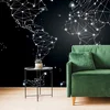Tapeta črnobeli zemljevid sveta - 441x297