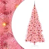 Božićno drvce s 300 LED svjetlima Ružičasta 210 cm PVC