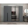 Hanah Home ormar sa reflektujućim staklom Nisa 20595, 225 cm, antracit