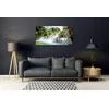 tulup.si Slika na steklu Forest slap narava 120x60 cm 2 obešalnika