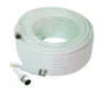 Gembird KABL-COAX-RG6/15 Koaksialni kabl RG6 konektor F-male/IEC, 6.5mm, 15m, Beli, (X553)