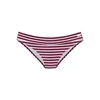 VENICE BEACH Bikini hlačke bordo / bela