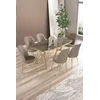 Hanah Home Trpezarijski set, 7 komada, Bež