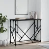 Konzolni stol crni 100 x 40 x 80 cm od konstruiranog drva