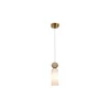 ITALUX PND-95331-1-BRSS - Luster na sajli SANTOS 1xG9/40W/230V zlatni