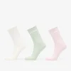Nogavice Vans Rox Classic Crew Socks Green/ Pink/ White L