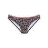 LASCANA Bikini hlačke melona / črna / bela
