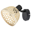 RABALUX Spot svetlo rattan crno