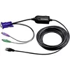 ATEN KVM adapter [2x PS/2-vtič, VGA-vtič - 1x RJ45-vtičnica] 4.50 m črn ATEN