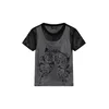 Ed Hardy Majica Climbing Rose črna/bela
