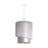 Duolla - Luster na sajli PARIS 1xE27/15W/230V O 40 cm srebrna/zlatna