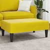 shumee vidaXL Tabure za noge rumen 77x55x31 cm žamet