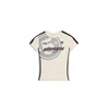 Bershka Majica  siva / črna / bela