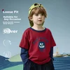 Ask Junior Majica dugih rukava za dečake, Crvena