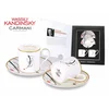 Carmani Komplet 2 skodelic za espresso Wassily Kandinsky, porcelan brez krivulje
