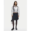 Desigual Jakna iz umetnega usnja Londres 24WWEW32 Srebrna Regular Fit