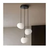 BRILAGI - Luster na sajli PEBBLES 3xE27/40W/230V prečnik 42 cm crna