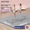 Yottoy Prostirka za jogu, 200x145cm, Siva
