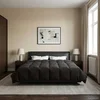 Vidaxl Poletna odeja Šonerisan Antracit 220 x 260 cm Mikrovlakna